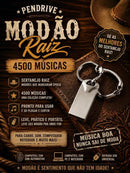 PENDRIVE  MODÃO RAIZ 4500 MUSICAS SO MODÃO 16 GB
